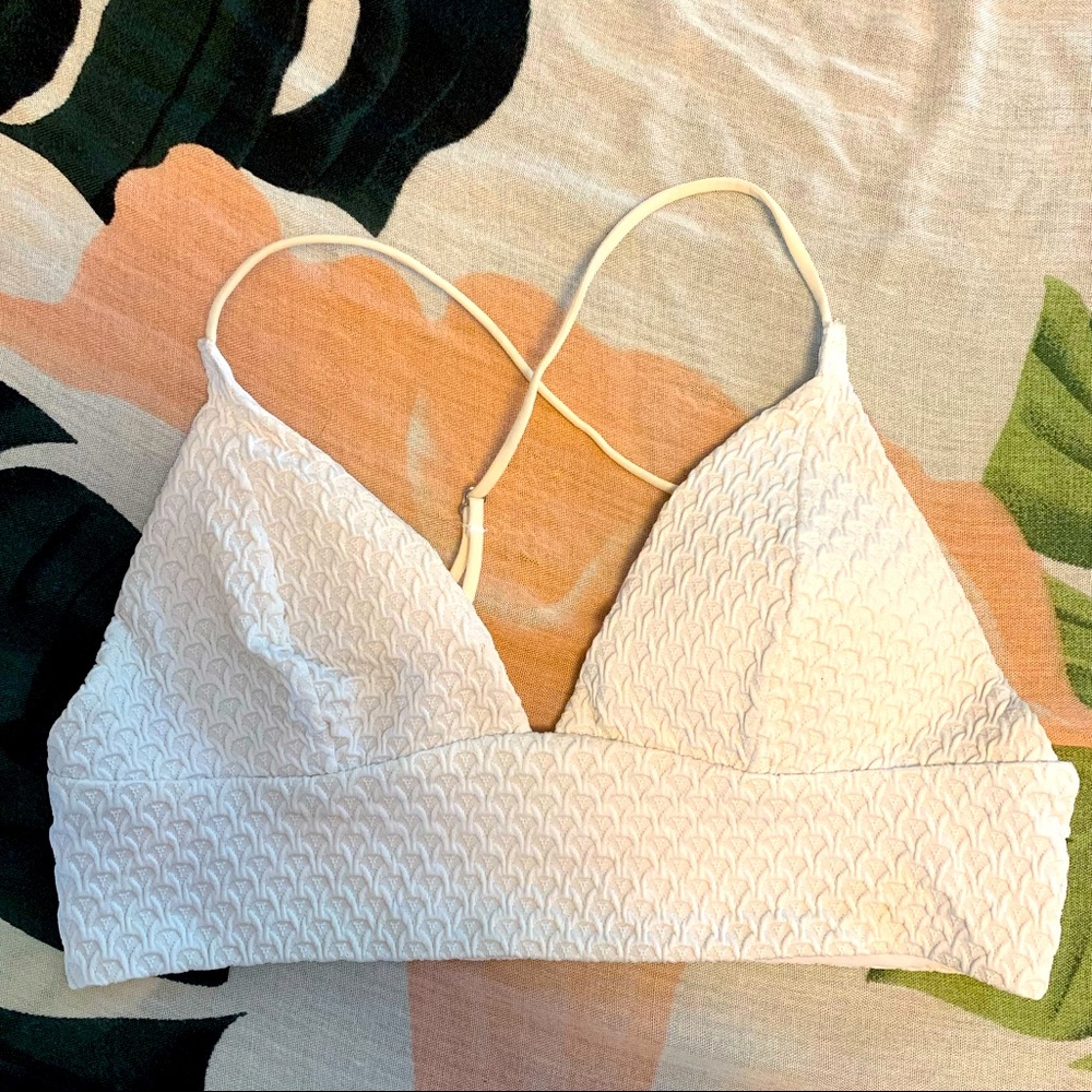 H&M Longline Bikini Top Size 8